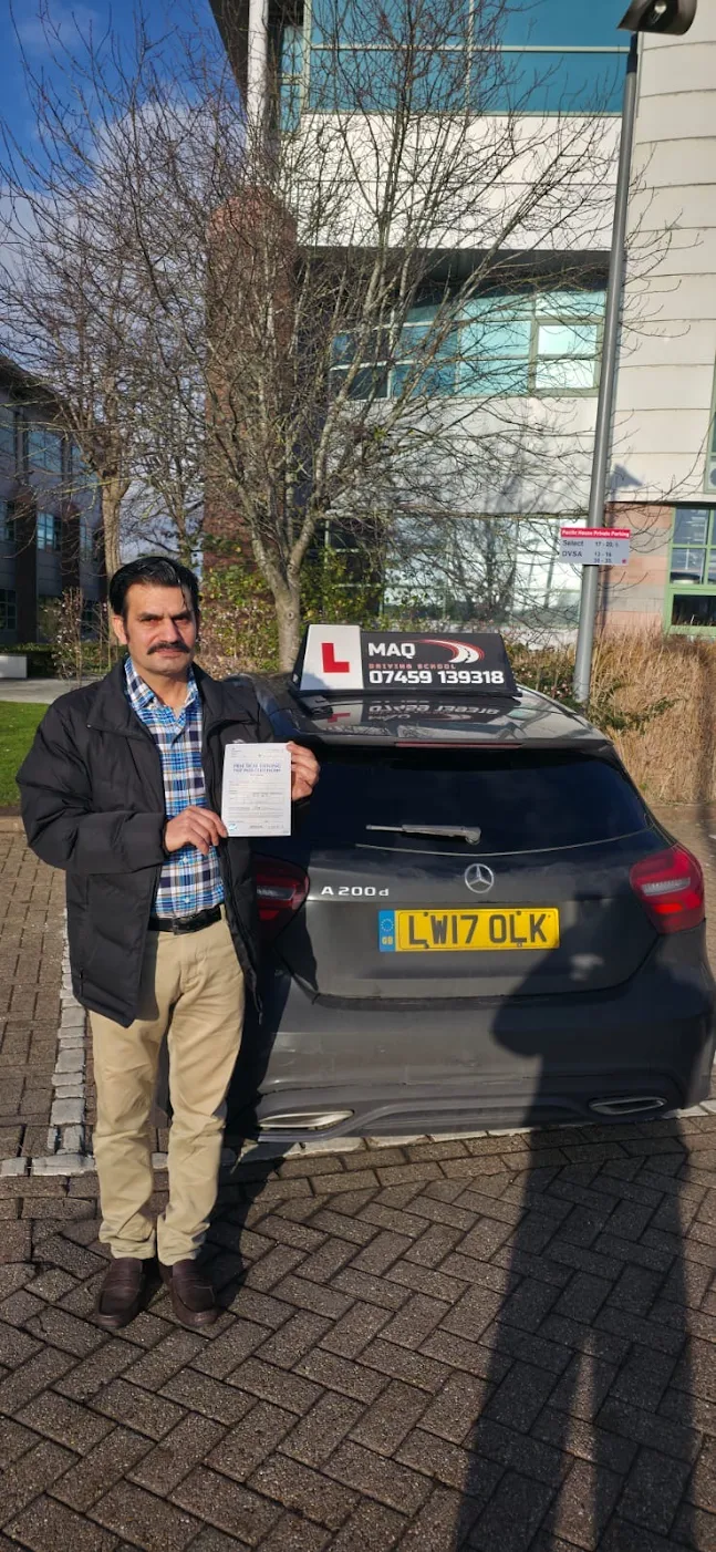 MAQ Driving School pupil First-time pass